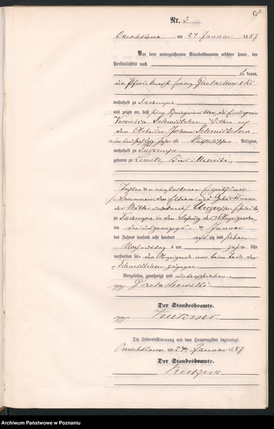 Obraz 6 z jednostki "Księga zgonów"