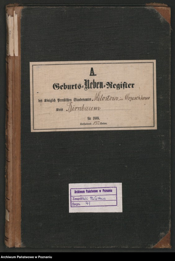 Obraz 2 z jednostki "Księga urodzeń"
