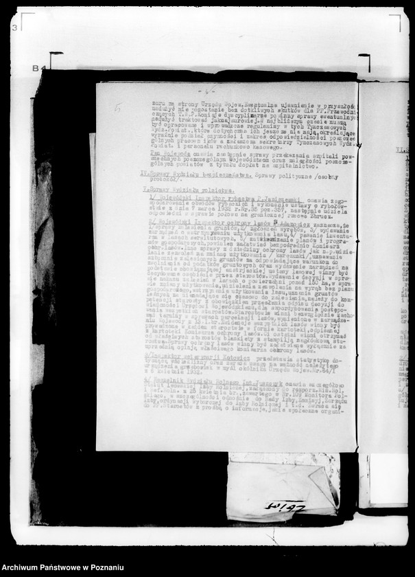 Obraz 9 z jednostki "Zbiór protokołów zebrań periodycznych władz i urzędów II instancji"