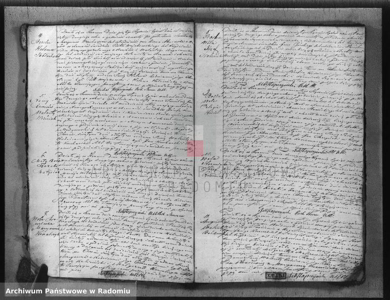 image.from.unit.number "Dupplikat akt religijno cywilnych urodzenia, małżeństwa i zejścia z parafii Stromiec 1862 roku"