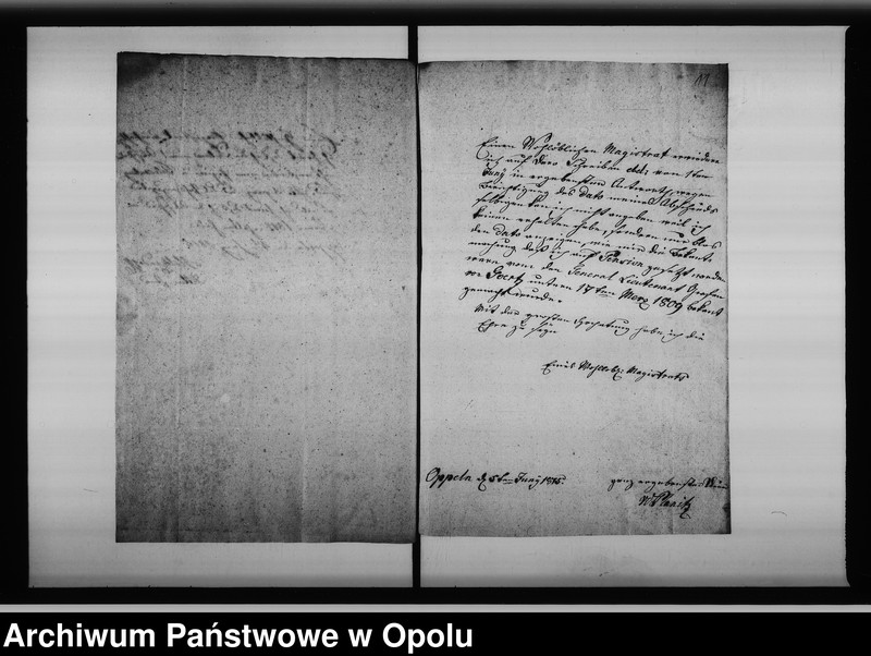 Obraz 14 z jednostki "Acta von Anfertigung und Einsendung der Nachweisung von den sich hier aufhaltenden verabschiedeten Officieren"