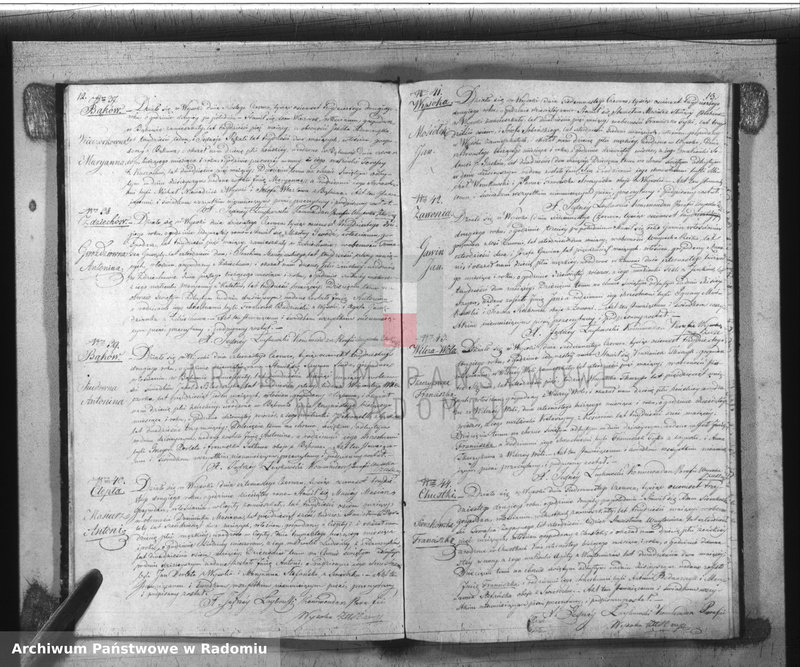 image.from.unit.number "Duplikat Książka Urodzonych, Zaślubionych i Zmarłych Parafii Wysoka w powiecie Szydłowieckim Obwodzie Opoczyńskim Województwie Sandomierskiem z roku 1832"