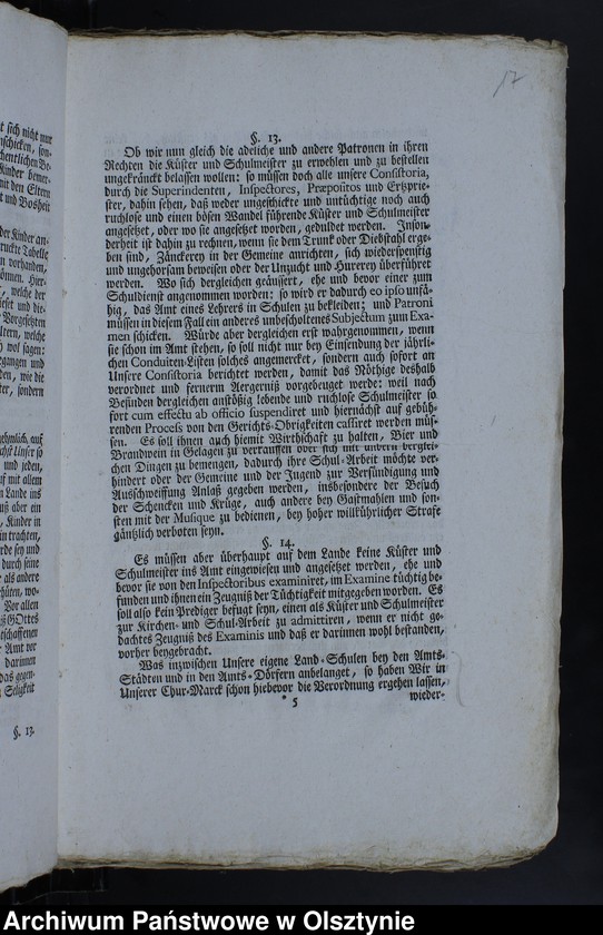 image.from.unit.number "Registrant der Kirchen und Schulen Registratur in Jäskendorff"