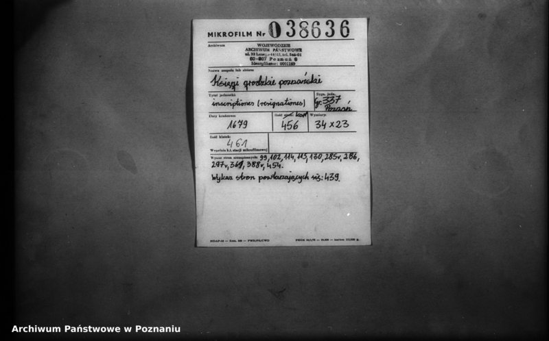 Obraz 2 z jednostki "Inscriptiones, (resignationes) [protocollon]"