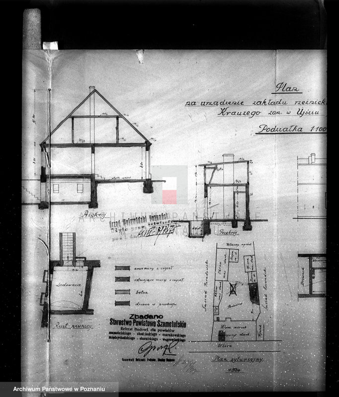 Obraz 16 z jednostki "Zatwierdzenie zakładu przemysłowego /rzeźni/ Dzierbiński Alfons - Ujście pow. Chodzież"