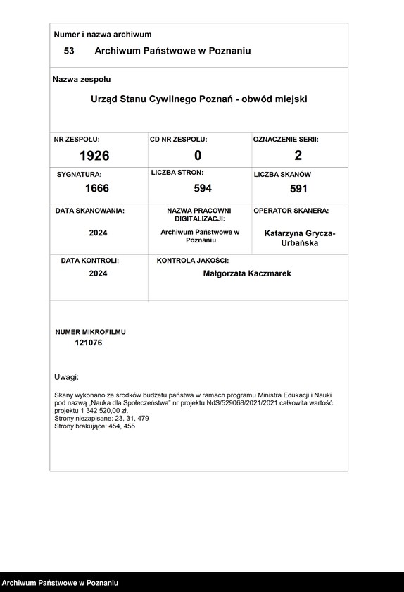 Obraz 1 z jednostki "Księga miejscowa małżeństw tom III [Rejestr główny małżeństw]"
