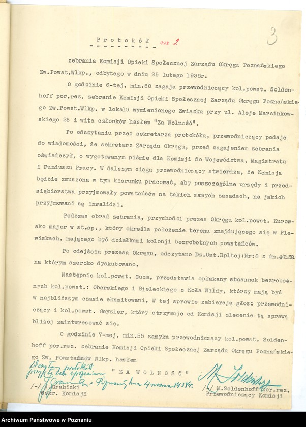 Obraz 6 z jednostki "Związek Weteranów Powstań Narodowych - obchód 17 rocznicy powstania."