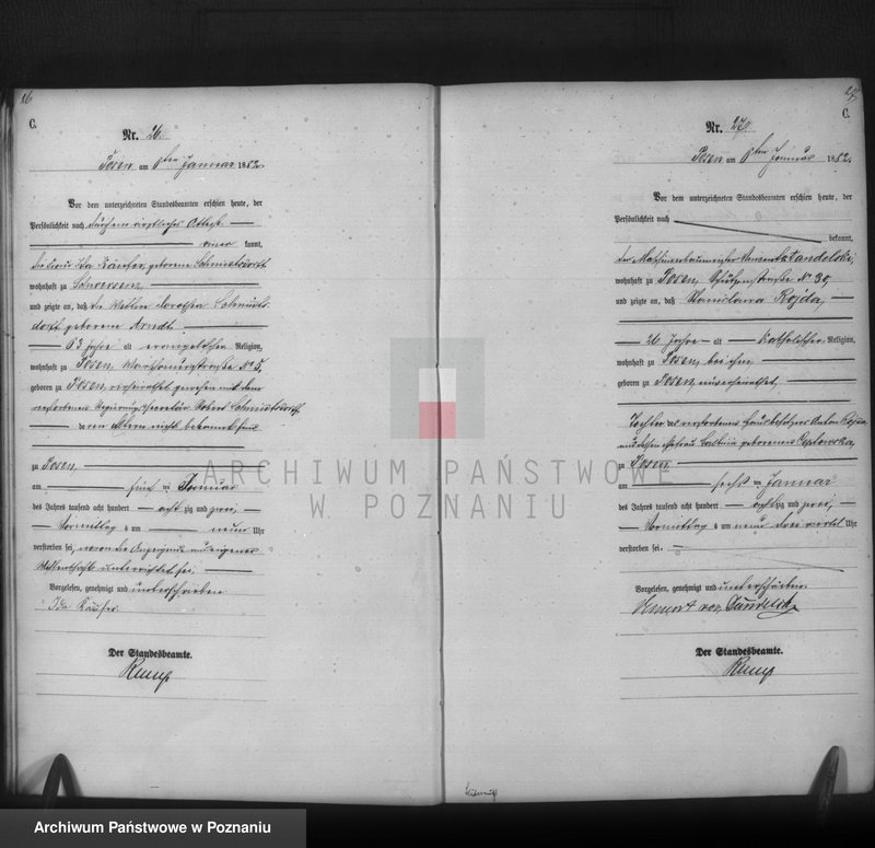 Obraz 15 z jednostki "Księga zgonów t. I"