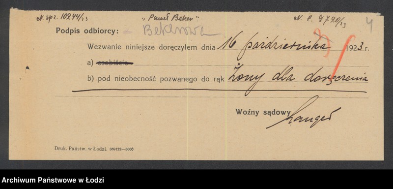 Obraz 6 z jednostki "Paweł Beker- biuro techniczno-agenturowe"