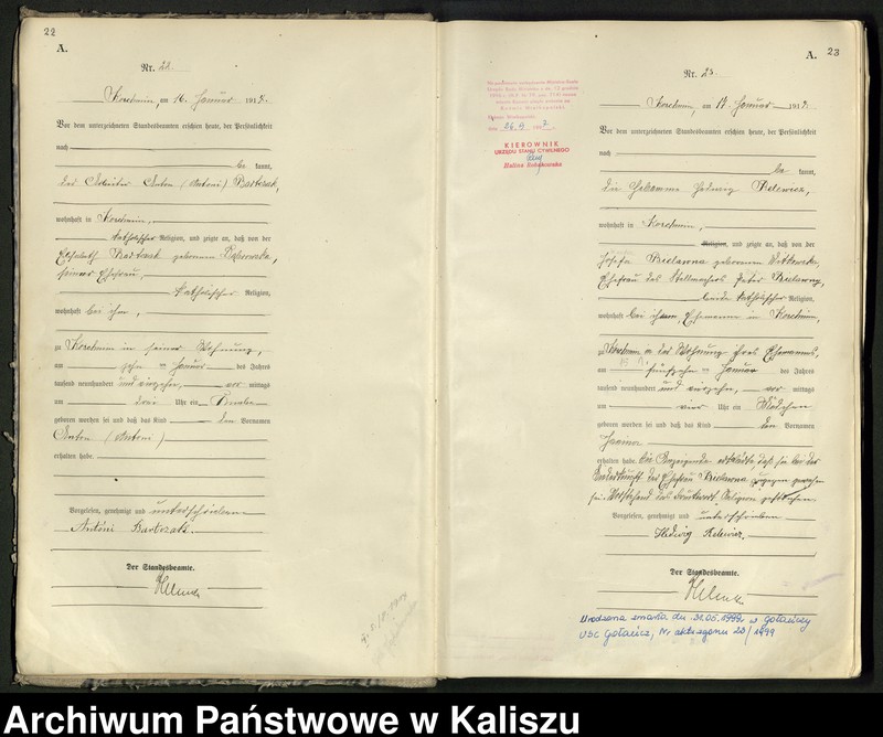 Obraz 15 z jednostki "[Księga urodzeń]"