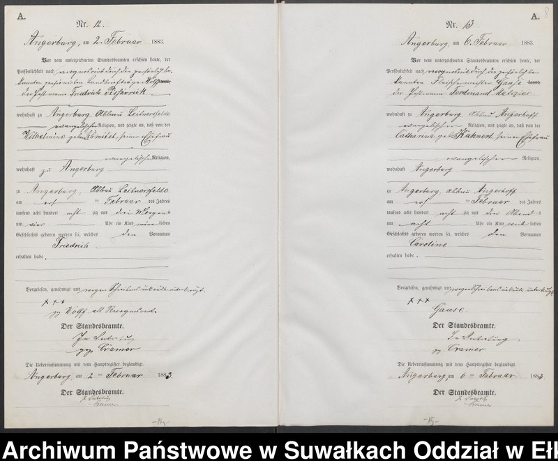 image.from.unit.number "Geburts-Neben-Register des Preussischen Standes-Amtes Angerburg Kreis Angerburg"