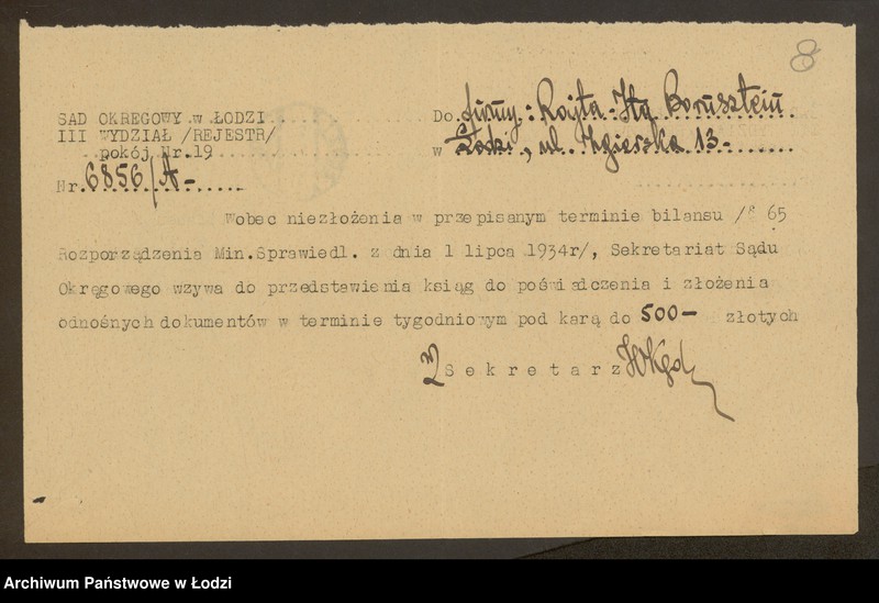 Obraz 10 z jednostki "Raita - Ita Bornsztejn - piwiarnia"