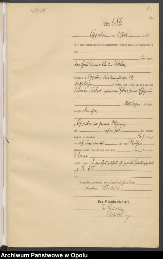 image.from.unit.number "[Księga urodzeń za rok 1900 Opole nr 675-1393]"