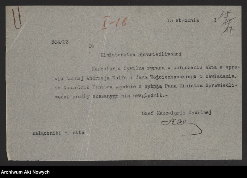 image.from.unit.number "Ułaskawienia z b. Kongresówki - nieuwzględnione, dotyczące zabójstw, napadów zbrojnych, rabunkowych, pokątnego gorzelnictwa, gwałtu, deprawacji, wymuszeń, łapownictwa, wyroków: o kradzieże dokonane min. przez Rosjan b. żołnierzy armii Wrangla, o przemyt przez granicę pruską, a także o zdradę i wstąpienie do armii bolszewickiej"