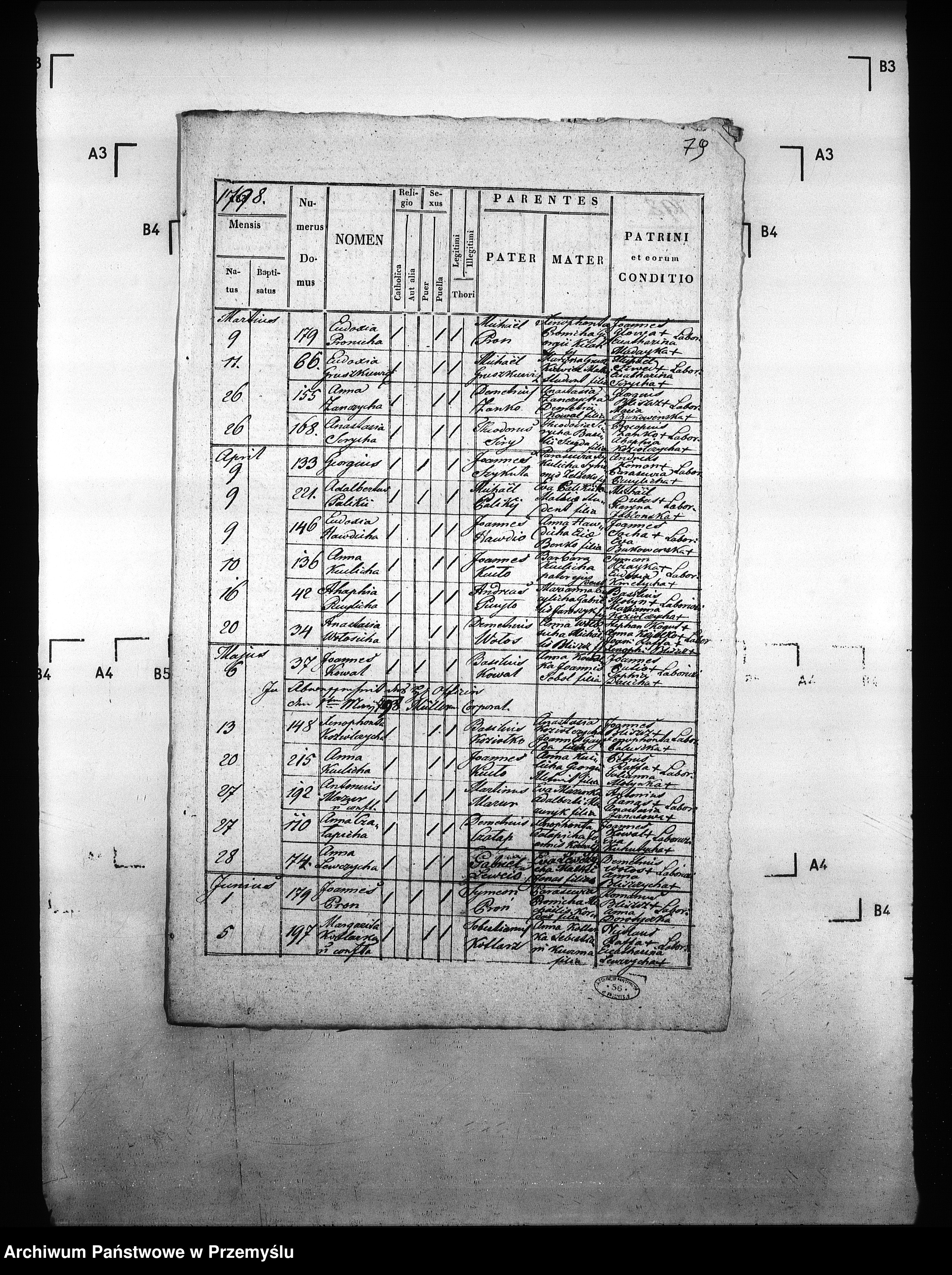 Skan z jednostki: [Kopie ksiąg metrykalnych parafii Piskorowice (dekanat Sieniawa)]