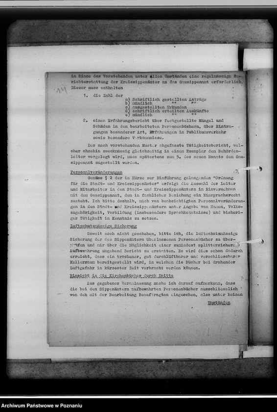 Obraz 18 z jednostki "Mittelungsblätter an die Kreissippenämter für das Geschäftsjahr 1943/44"