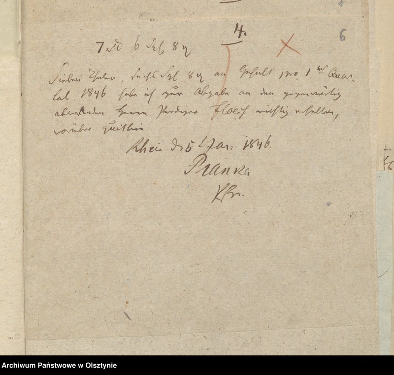 image.from.unit.number "Beläge zur Jahres Rechnung der Kirche zu Rhein für das Jahr 1846"