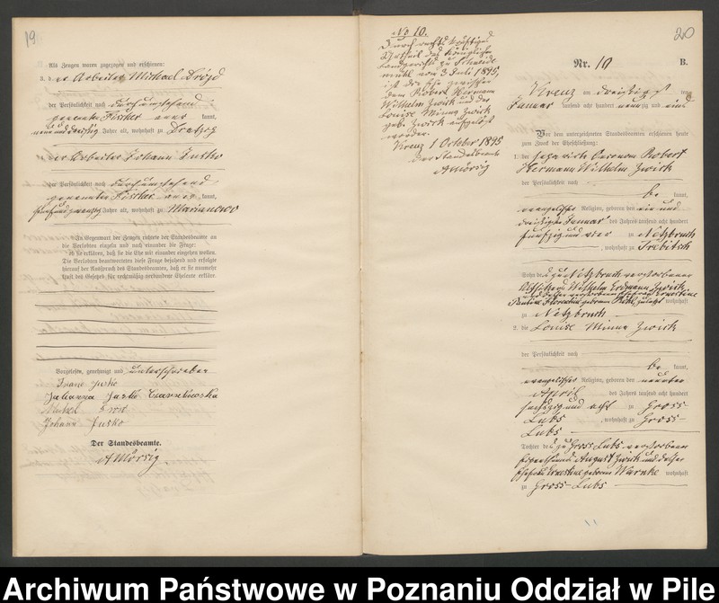 Obraz 13 z jednostki "Księga małżeństw"
