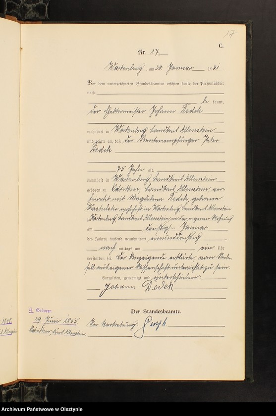 image.from.unit.number "Sterbe-Haupt-Register Nr 1 - 110"