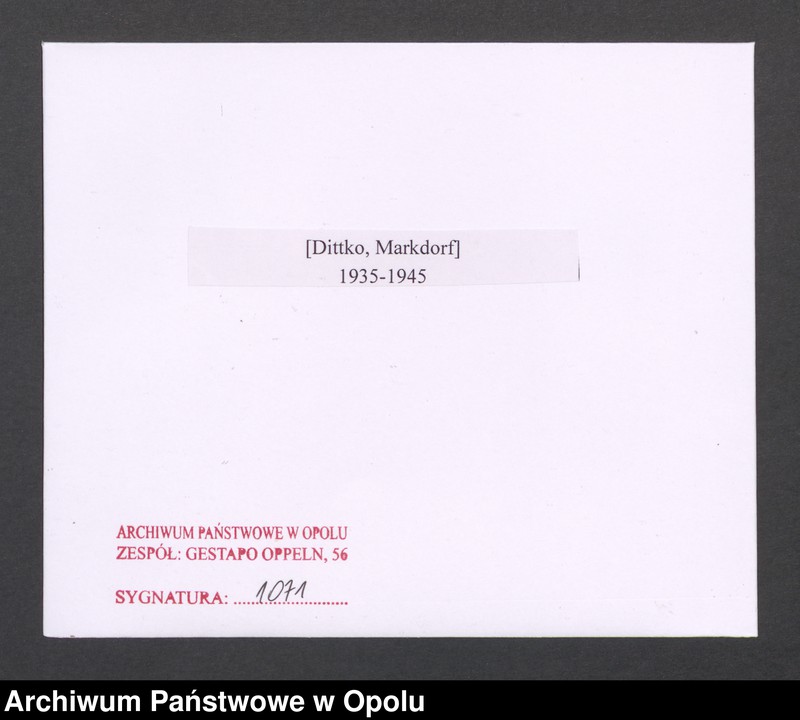 Obraz 2 z jednostki "[Dittko, Markdorf]"