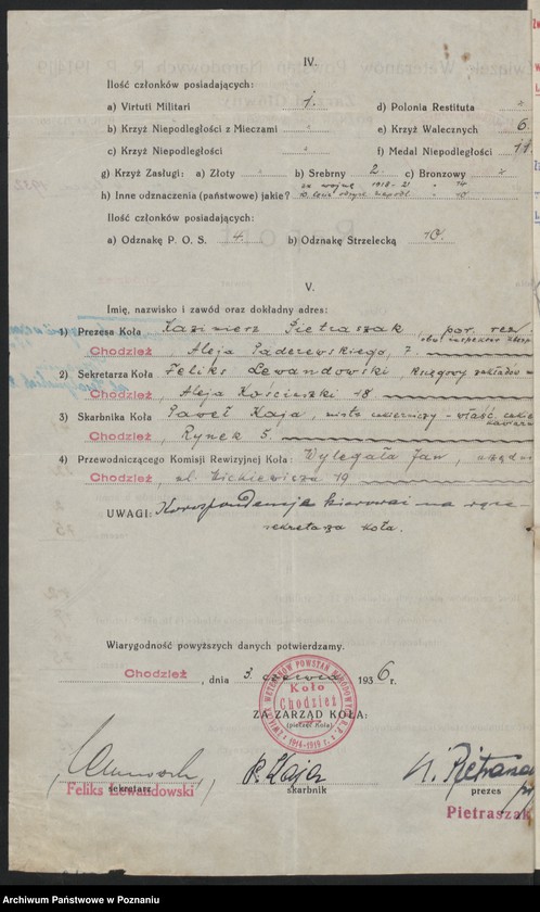 Obraz 4 z jednostki "Chodzież, akta koła."