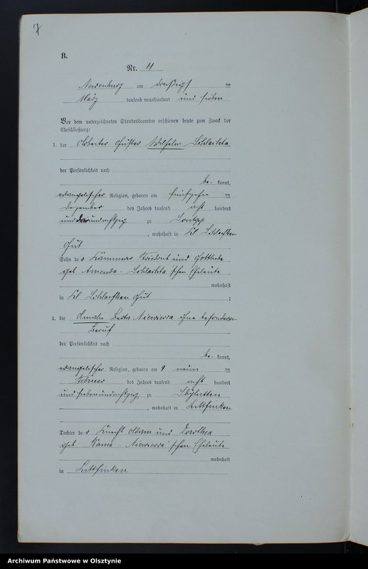 image.from.unit.number "Heirats-Neben-Register Nr 1 - 20"