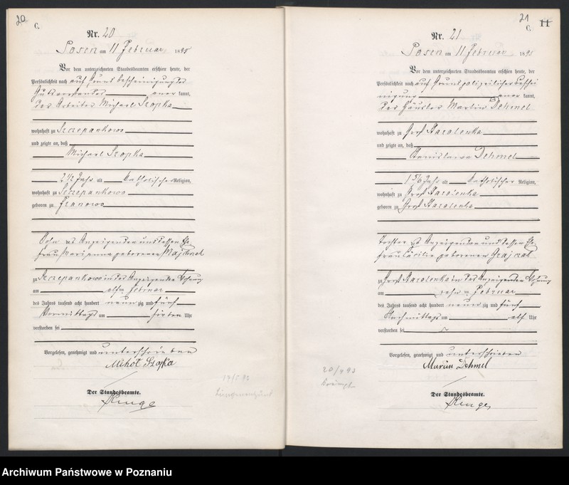 Obraz 13 z jednostki "Księga zgonów"