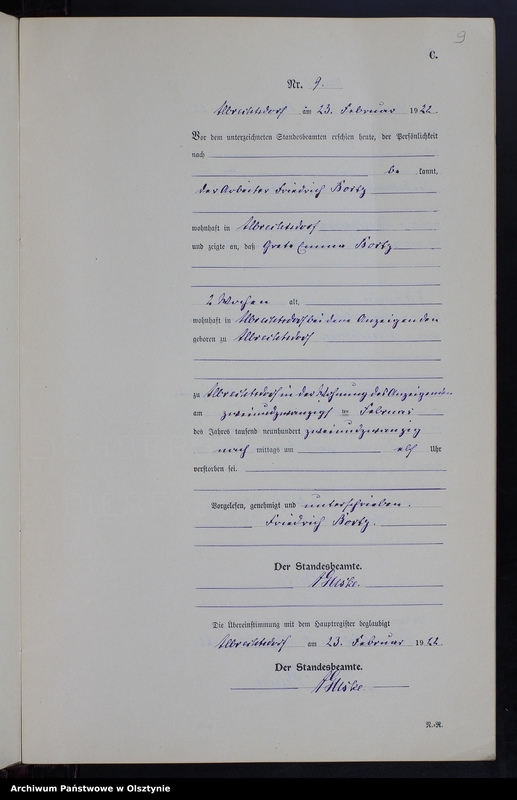 image.from.unit.number "Sterbe-Neben-Register Nr 1 - 24 [ Księga zgonów - wtóropis ]"