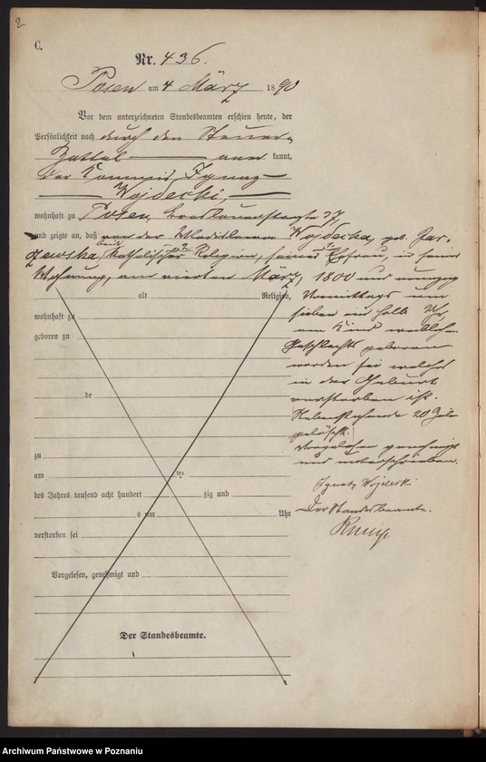 Obraz 5 z jednostki "Księga zgonów t. II"