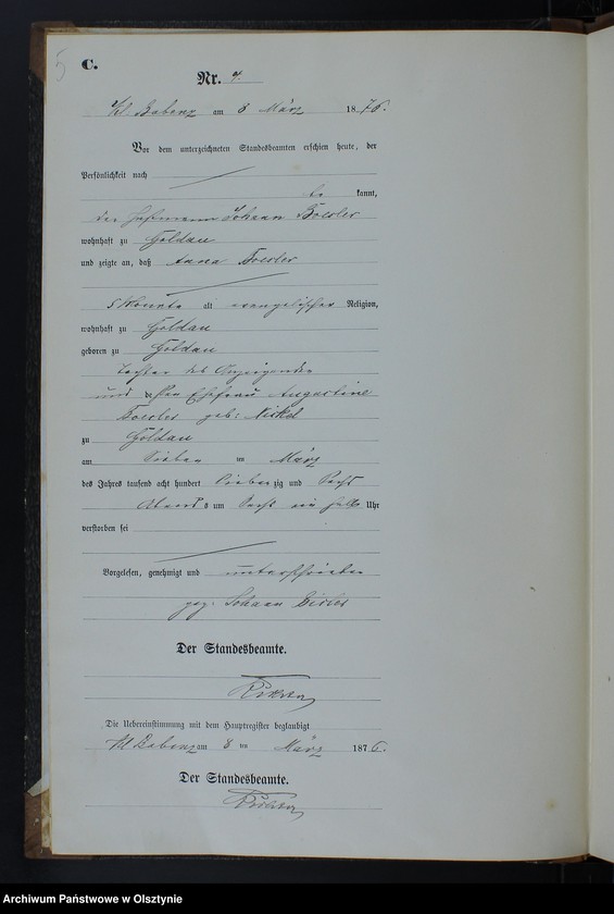 image.from.unit.number "Sterbe-Neben-Register Nr 1 - 29"