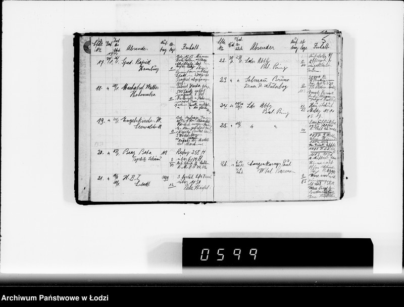 Obraz 8 z jednostki "Eingang [książka magazynowa towarów przychodzących do Getta]"