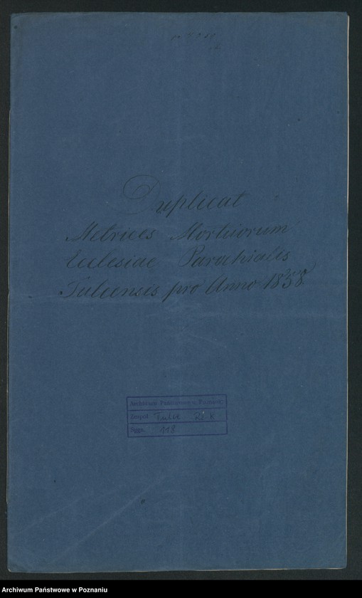 Obraz 2 z jednostki "Duplicat metricas mortuorum"