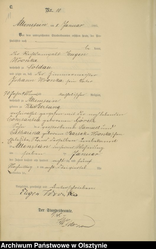 image.from.unit.number "Sterbe-Haupt-Register Nr 1 - 395"