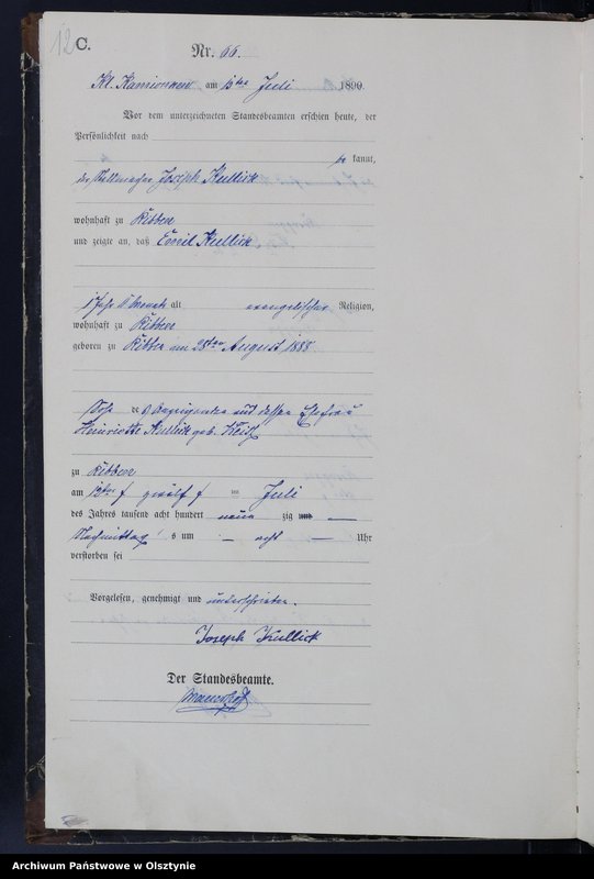 image.from.unit.number "Sterbe-Haupt-Register Nr 55 - 116 /część księgi/"