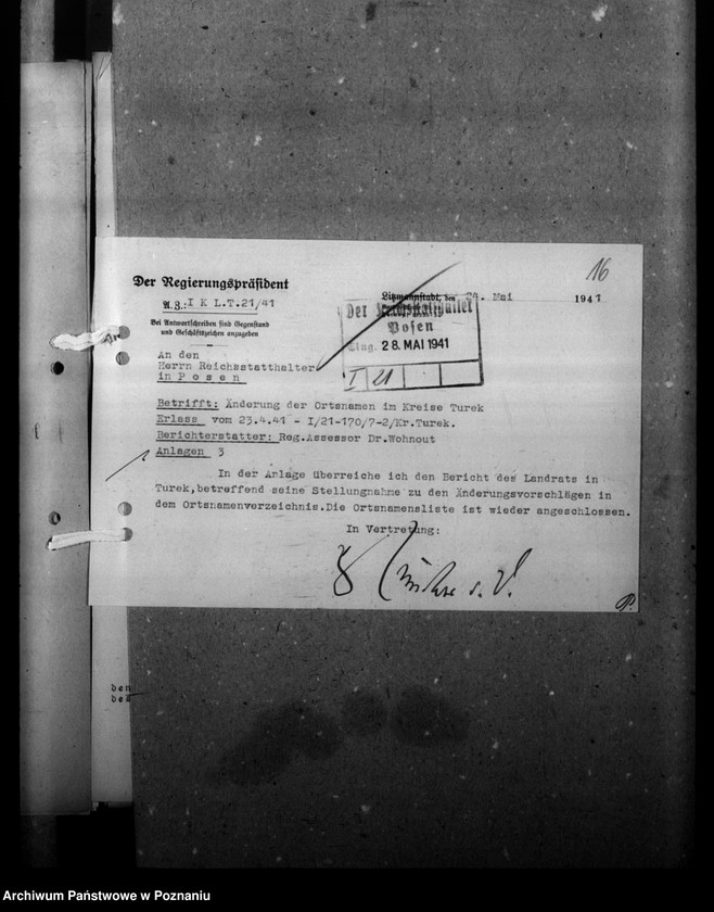 Obraz 20 z jednostki "Ortsnamenänderung Kreis Turek"