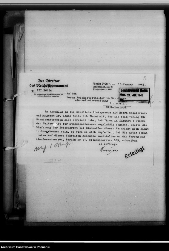 Obraz 7 z jednostki "Bücherei-Beschaffung, M - Z"