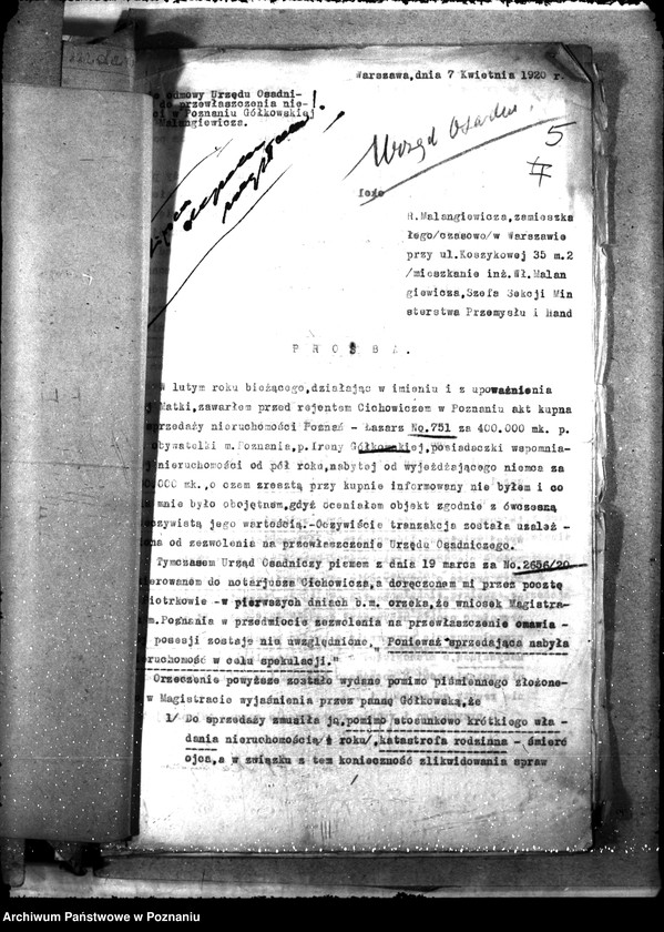 Obraz 9 z jednostki "Urząd osadniczy"