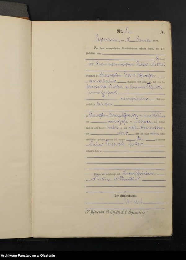 image.from.unit.number "Geburts-Haupt-Register Nr 1 - 256"