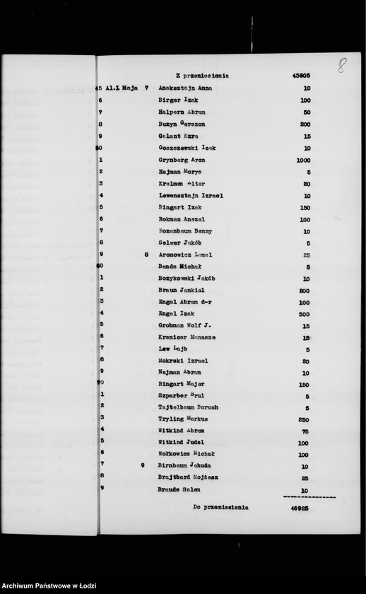 Obraz 12 z jednostki "Rejestr poborczy"