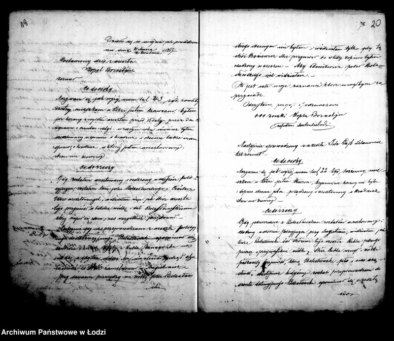 Obraz 18 z jednostki "Akta tyczące się zażaleń"