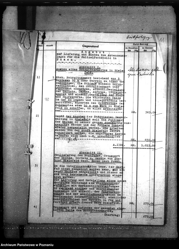 Obraz 16 z jednostki "Nachrichtenanlage - Polizeileitfunkstelle Posen, Tannenbergstr."