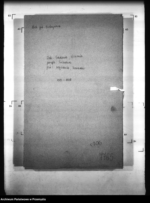 image.from.unit.number "[Kopie ksiąg metrykalnych parafii Twierdza z filiami Wojkowice, Zawadów (dekanat Sądowa Wisznia)]"