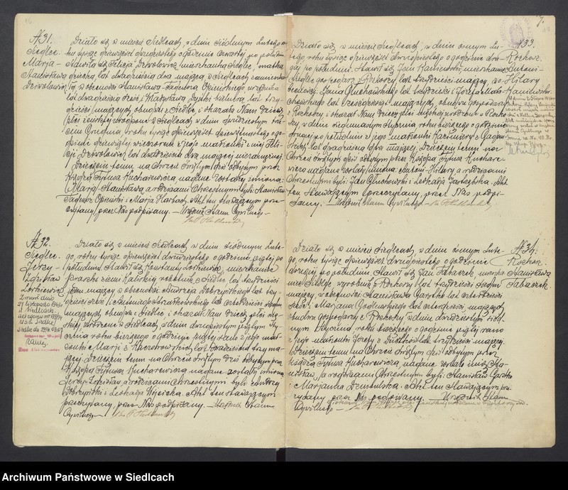 Obraz 12 z jednostki "Akta urodzeń, małżeństw, zgonów"