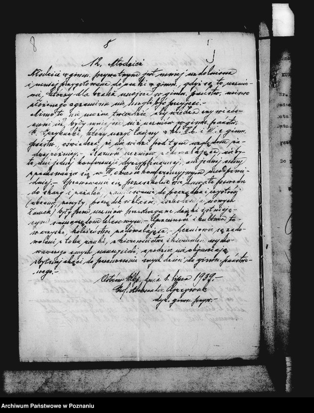 Obraz 11 z jednostki "Prywatne Liceum i Gimnazjum Męskie- Ostrów"