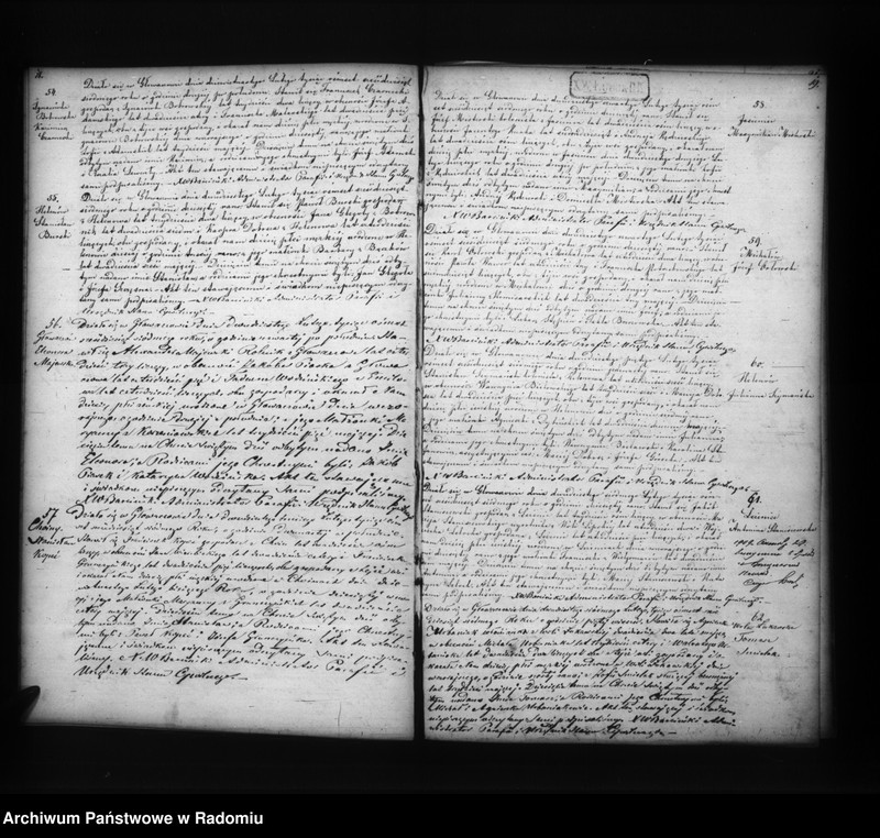 image.from.unit.number "Duplikat akt religijno cywilnych urodzonych, zaślubionych i zmarłych w parafii Głowaczów dekanacie i okręgu kozienickim w roku 1867"