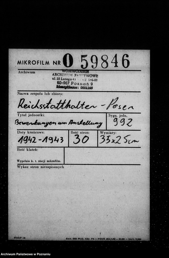 Obraz 2 z jednostki "Bewerbungen um Anstellung"