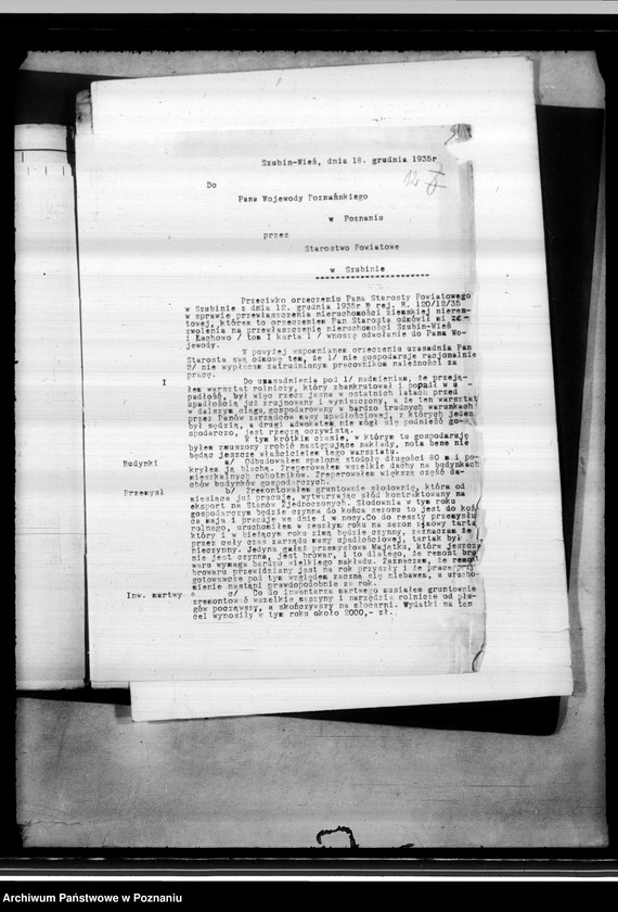 Obraz 16 z jednostki "/Sprawy przewłaszczenia nieruchomości Szubin wieś powiatu szubińskiego na rzecz J. Łubińskiego własność Elzy Rosen"