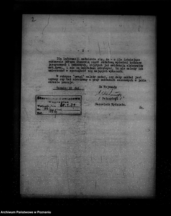 Obraz 6 z jednostki "/Powszechny obowiązek świadczeń rzeczowych i plany aprowizacyjne- generalia/"