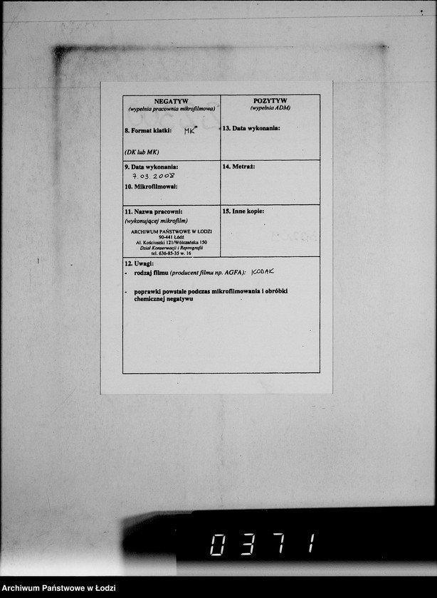 Obraz 3 z jednostki "Metallabteilung. [Listy przesyłkowe]"