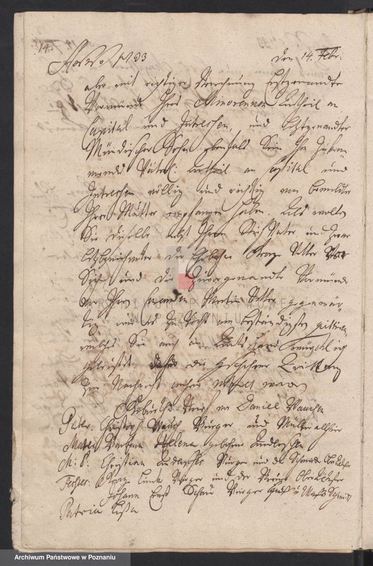 image.from.unit.number "Ratsprotokoll; język niemiecki, polski"